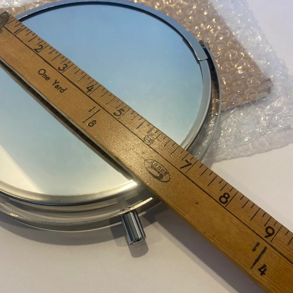 IKEA FRÄCK Mirror Silver Like New‎ Wall Mount Accordion Stainless Steel